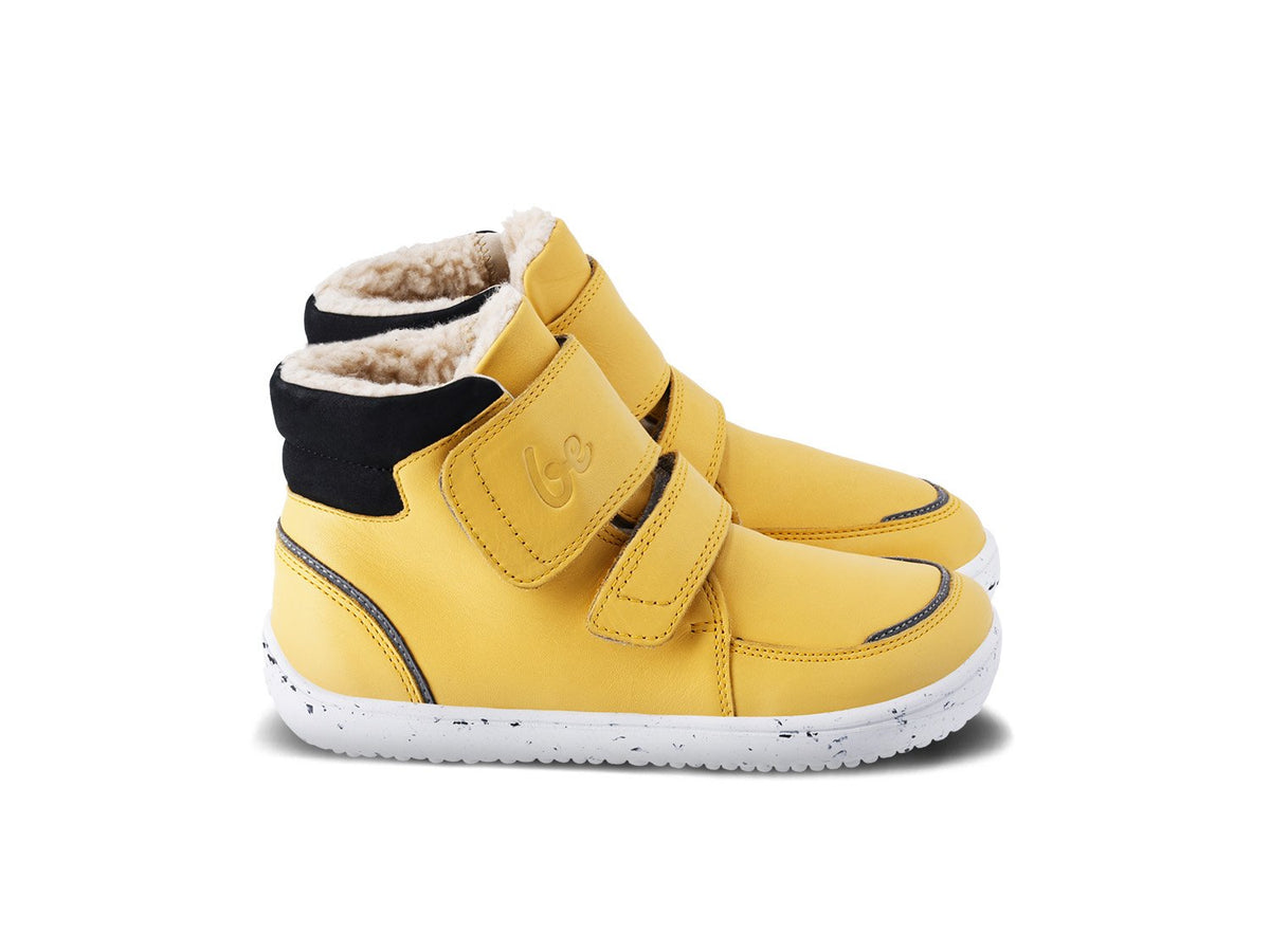Be Lenka Chaussures pieds nus hiver enfant Panda 2.0 - Jaune Fromage