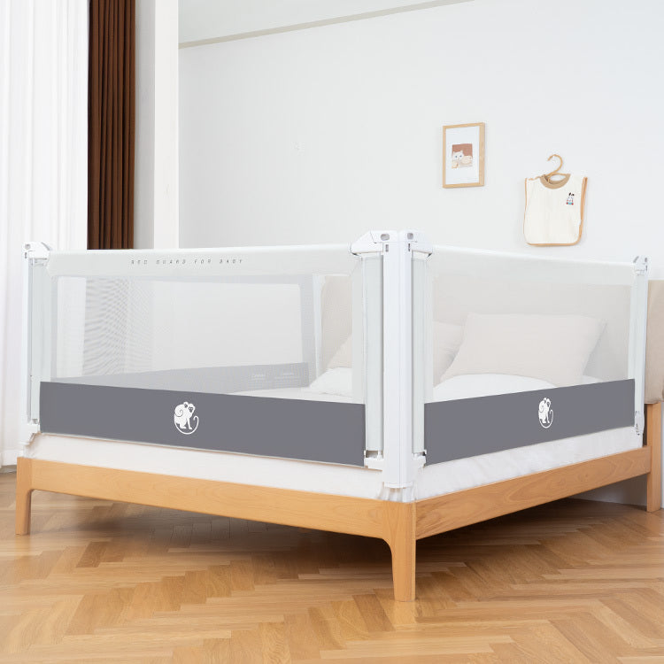 Barrière de lit Monkey Mum® Popular - gris clair