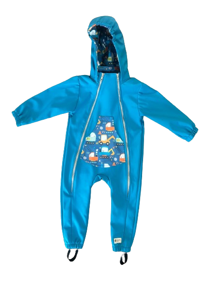 Monkey Mum® Combinaison softshell avec membrane – Chantier joyeux - taille 86/92