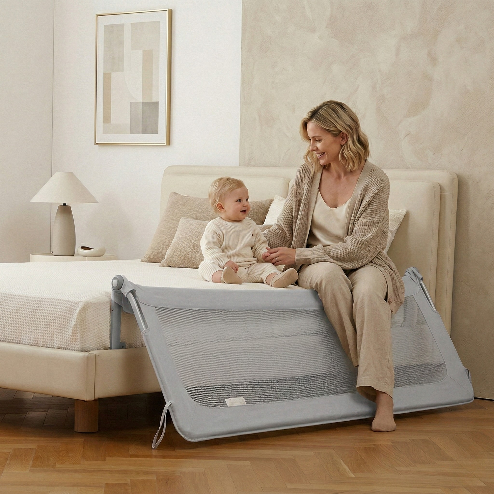 Barrière de lit Monkey Mum® Flip - déballée