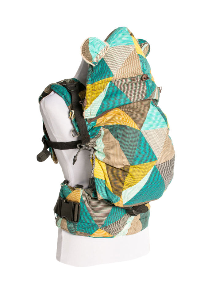 Monkey Mum® Capuche chaude pour porte-bébé Carrie - Charme géométrique
