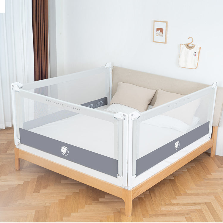Barrière de lit Monkey Mum® Popular - gris clair - déballée