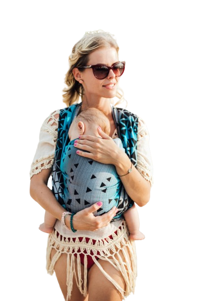 Foulard Be Lenka Mandala - Triangle - saphir