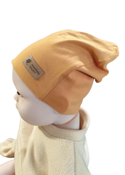 Bonnet Monkey Mum® - Moutarde