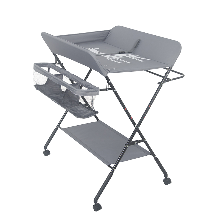 Table à langer de voyage pour enfant - Gris foncé