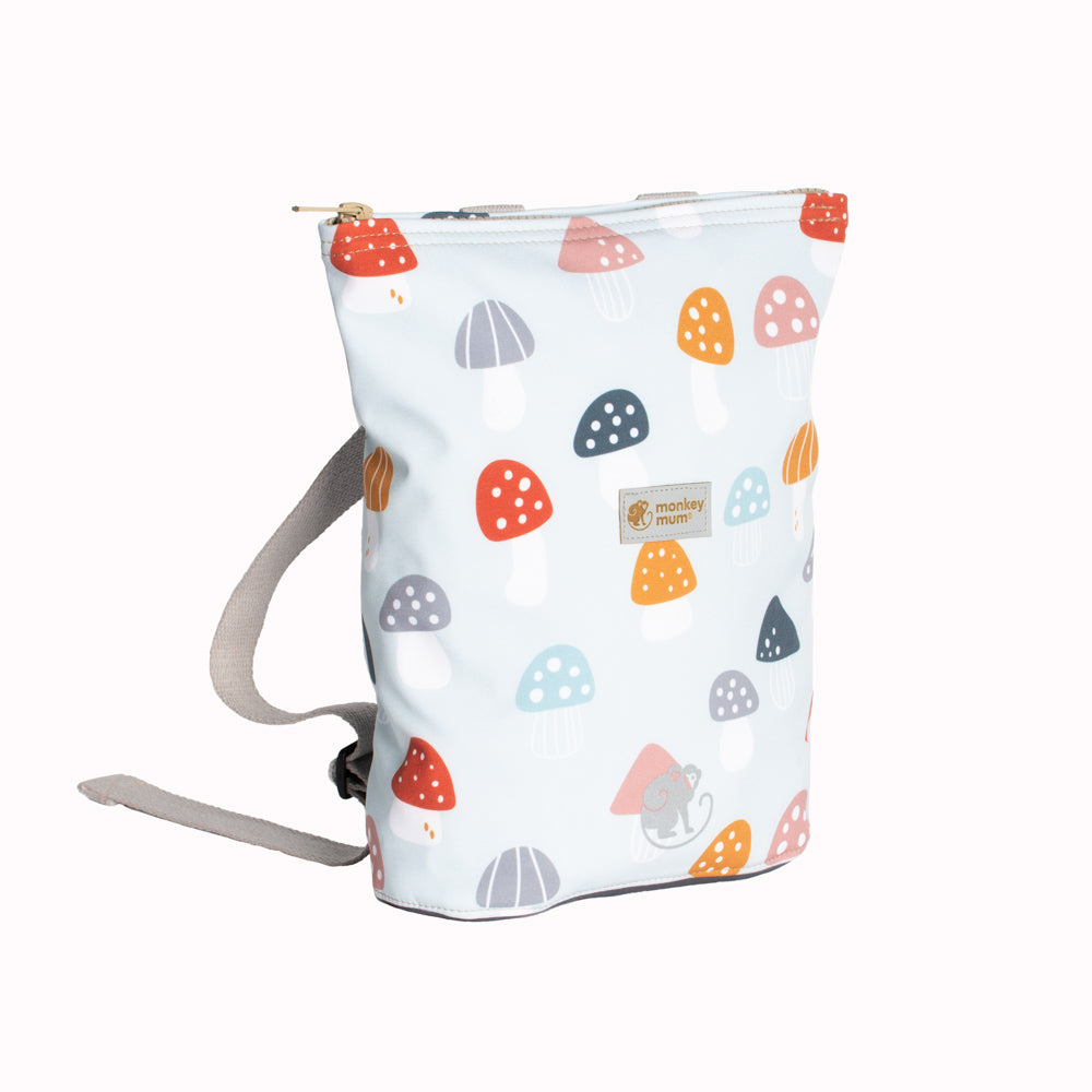 Petit sac à dos softshell pour enfant Monkey Mum® - Amanites multicolores