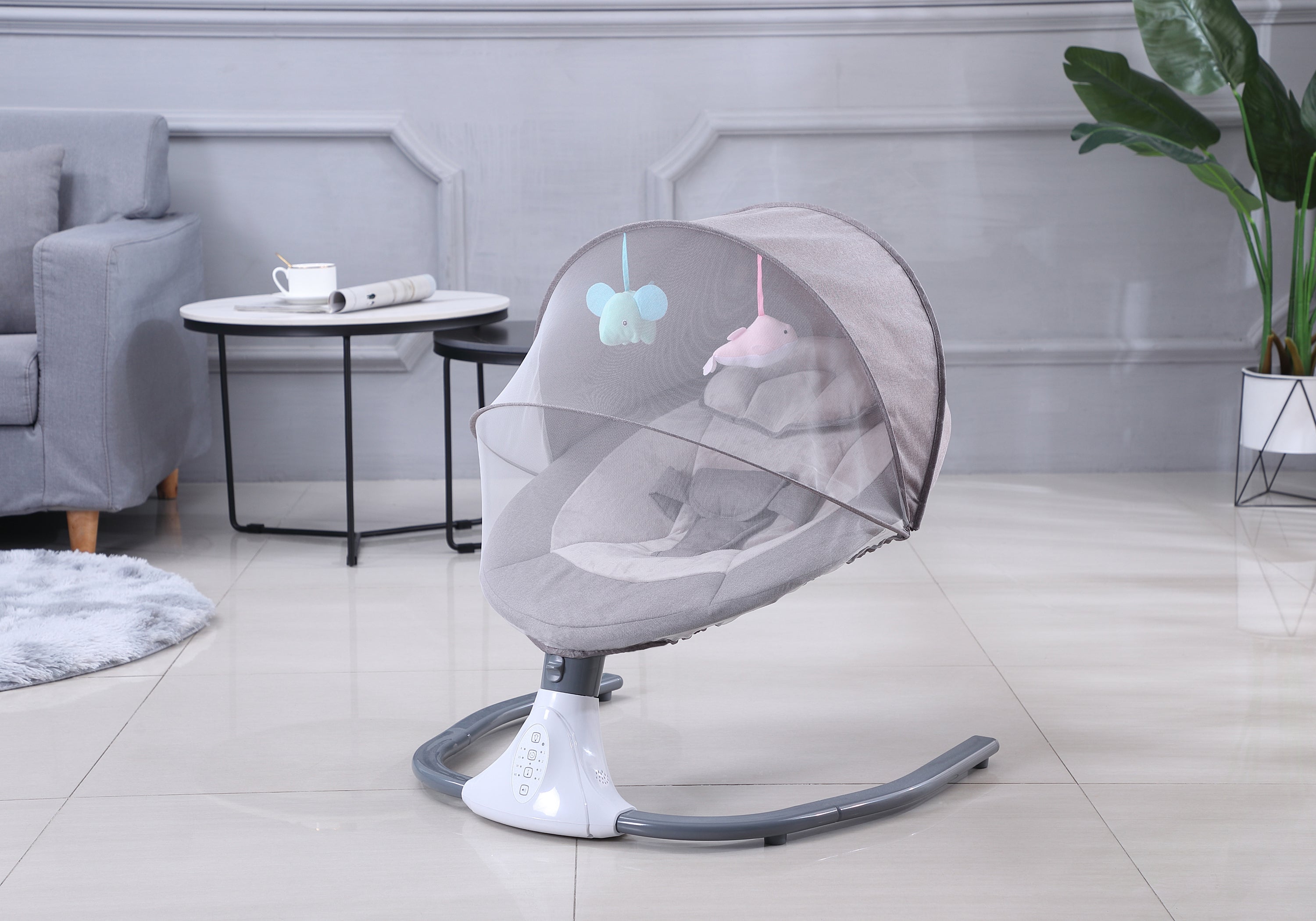 Balancelle électrique horizontale pour bébé