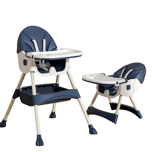 Chaise haute pour enfants 2 en 1 Comfort - Bleue
