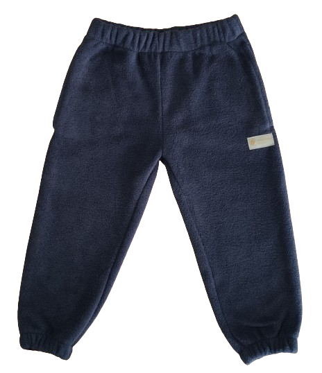 Monkey Mum® Pantalons de jogging en polaire - Bleu foncé