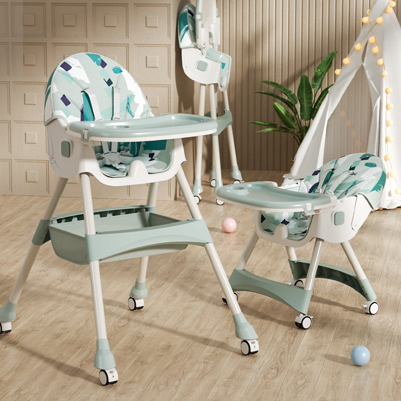 Chaise haute pour enfant 2 en 1 Comfort - Vert Ornement
