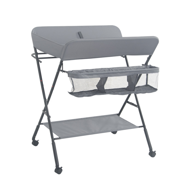 Table à langer de voyage pour enfant - Gris foncé