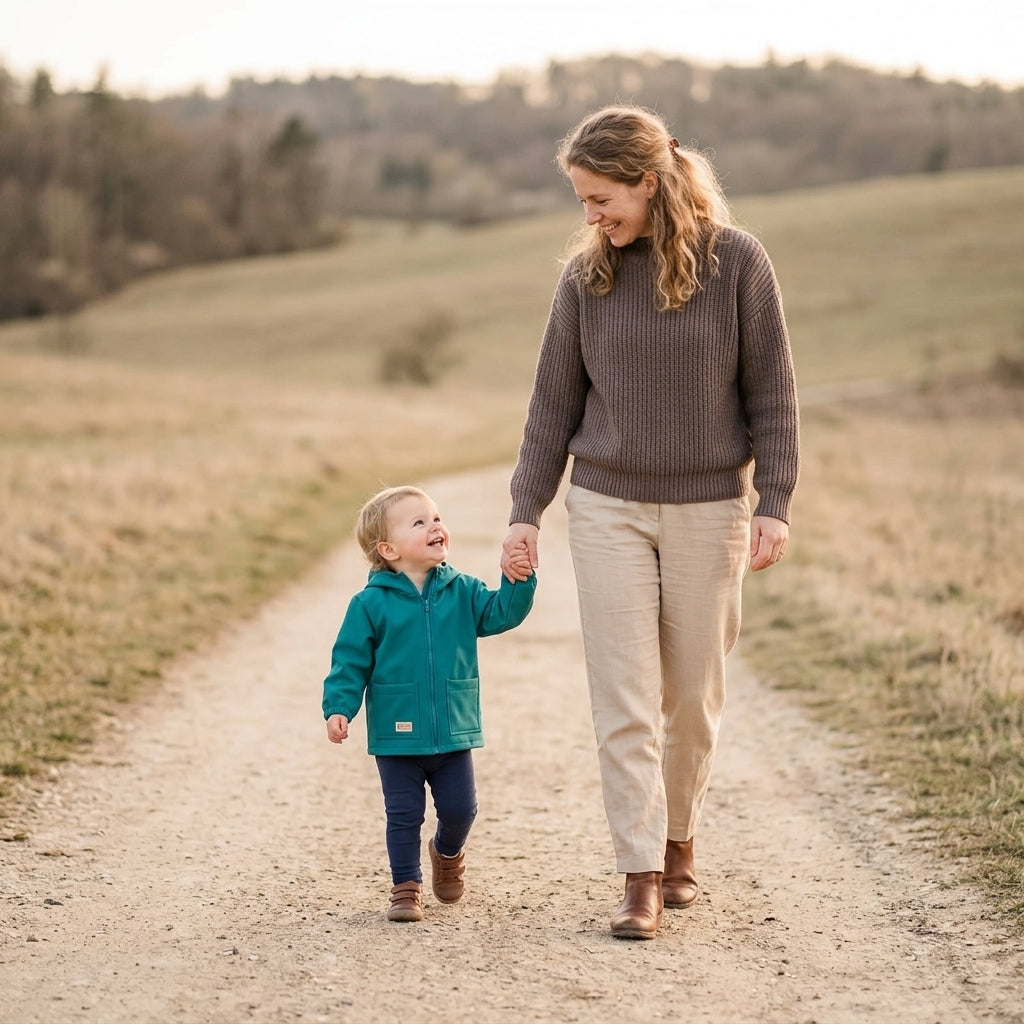 Veste softshell enfant avec membrane Monkey Mum® - Lézard joyeux