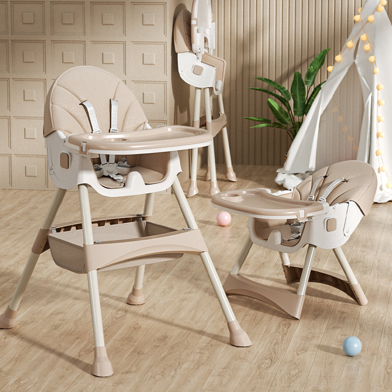 Chaise haute pour enfants 2 en 1 Comfort - Rose - ouverte