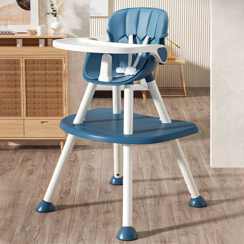 Chaise haute pour enfant 2 en 1 Grow - Bleu - déballée