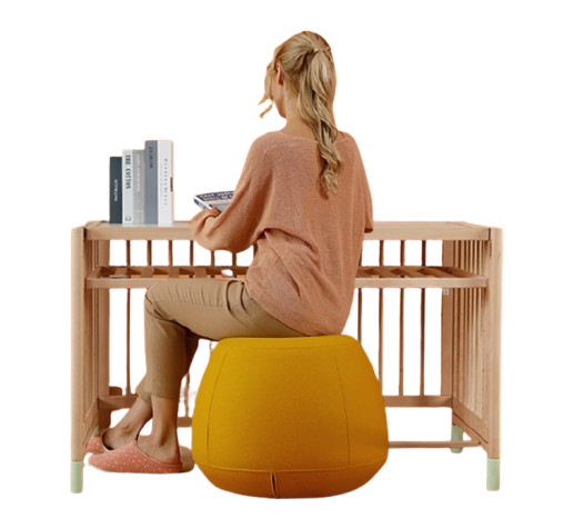 Lit bébé 3 en 1 - Massif - 120x60 cm