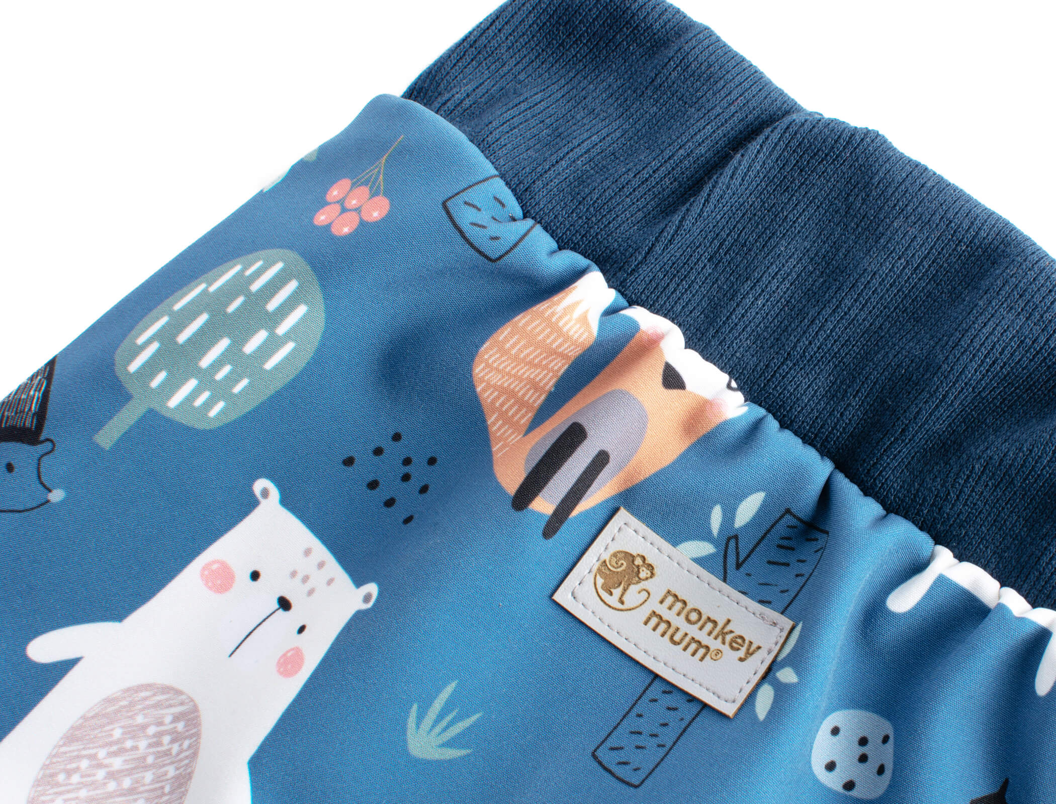 Pantalon enfant softshell avec membrane Monkey Mum® - Animaux nocturnes