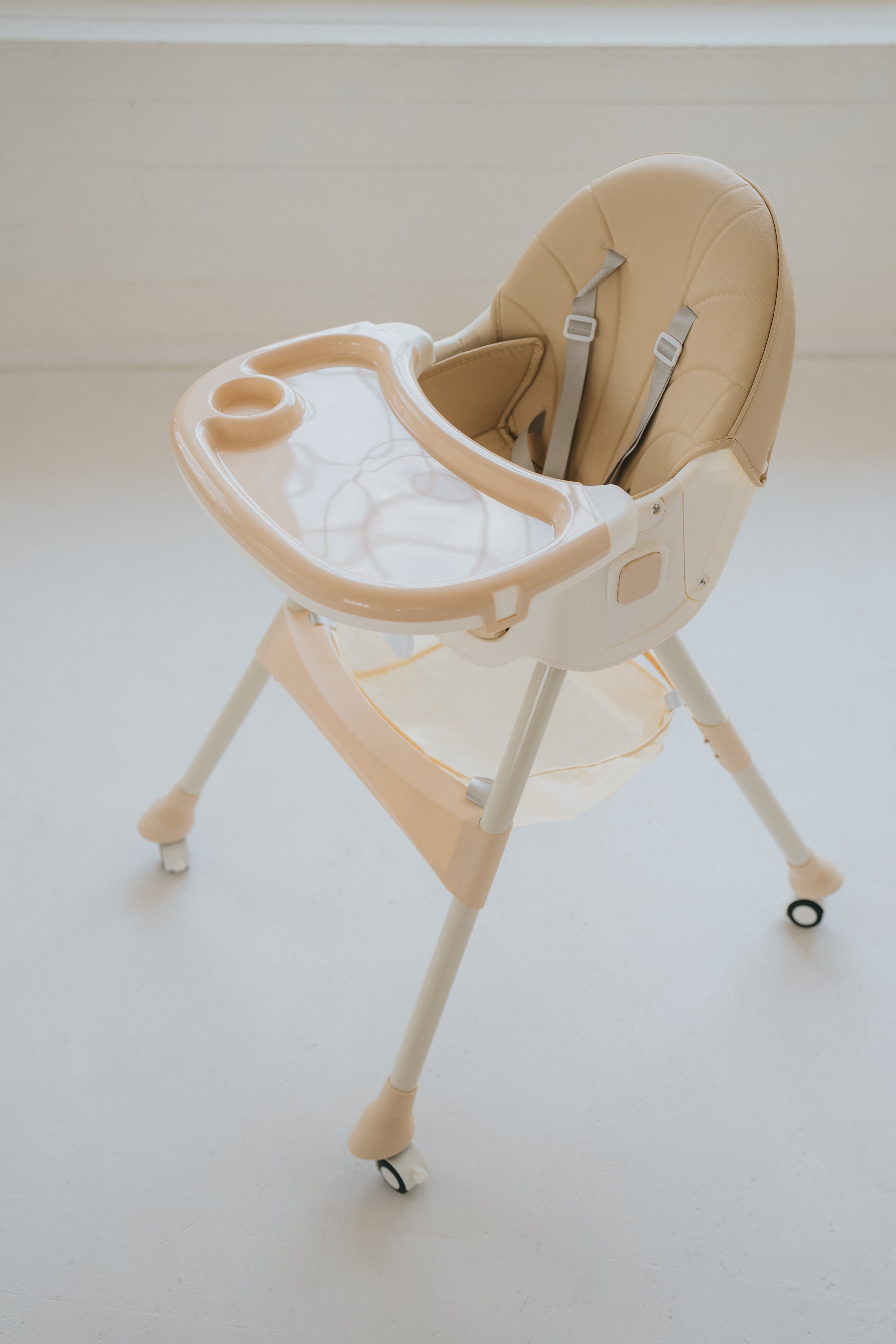 Chaise haute pour enfant 2 en 1 Comfort - Rose Ornement