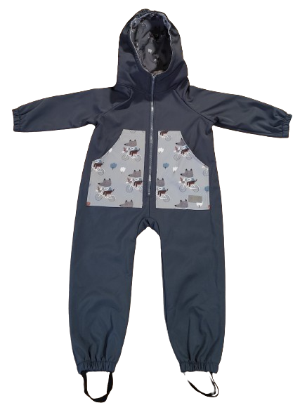 Monkey Mum® Combinaison softshell avec membrane – Excursion mystérieuse - taille 98/104, 110/116