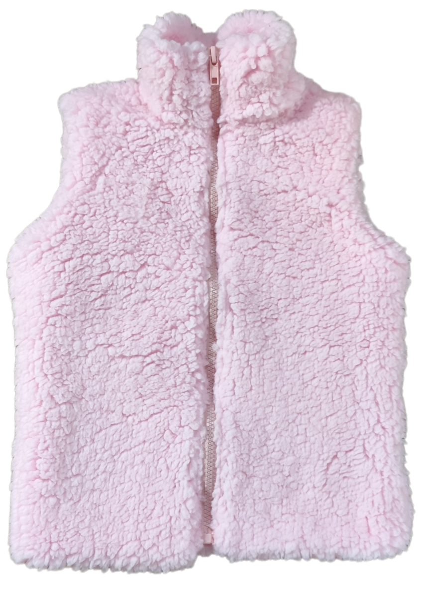 Veste en laine bouclée Monkey Mum® - Rose